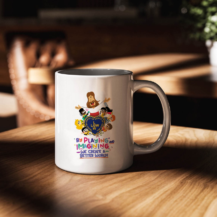 LGW Ceramic Mug - By Playing and Imagining