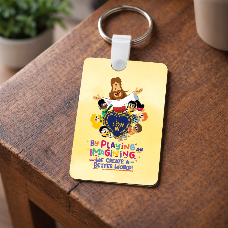 LGW Keychain - By Playing and Imagining
