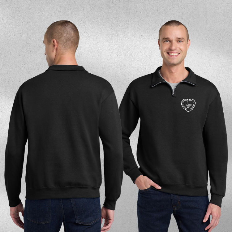 LGW Men's Quarter-Zip Pullover - Classic Emblem
