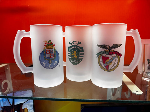 Frosted 16oz Glass Beer Mug