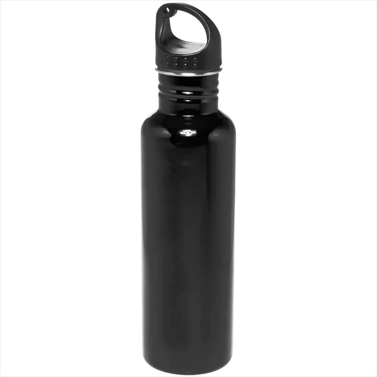 Official ESP+ catalog image of the blank black 26 oz stainless steel sports water bottle