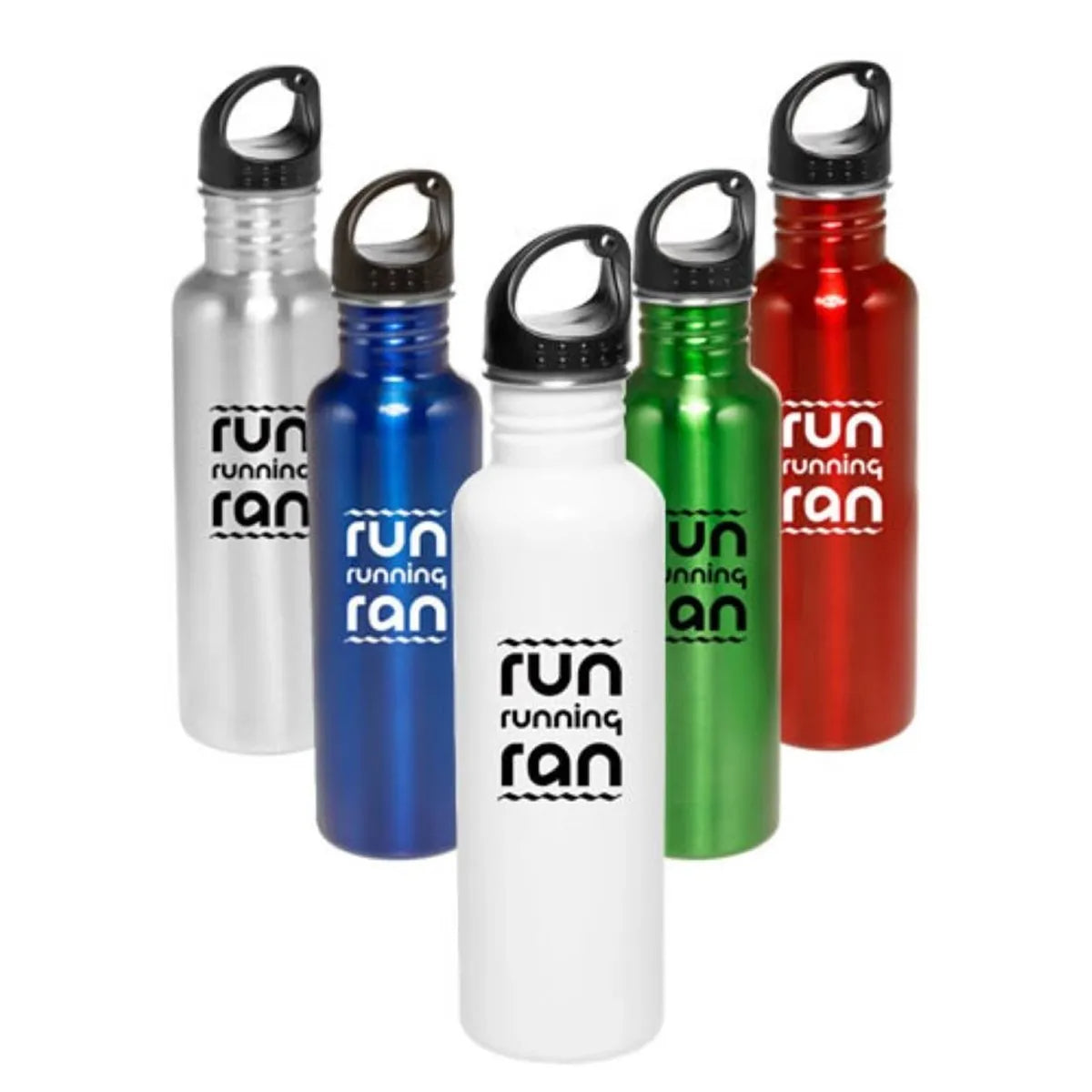 Official ESP+ catalog image showing the 26 oz stainless steel sports water bottle color assortment